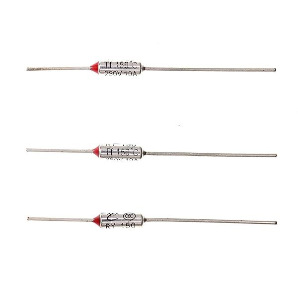 HUABAN 10 Pieces Metal Temperature Thermal Fuse RY150 150 ? 302 ? 10A 250V