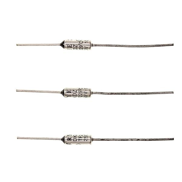 HUABAN 10 Pieces Metal Temperature Thermal Fuse RY229 229 ? 444.2 ? 10A 250V
