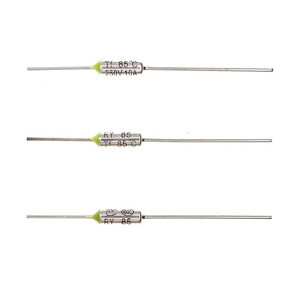 HUABAN 10 Pieces Metal Temperature Thermal Fuse RY85 85 ? 185 ? 10A 250V
