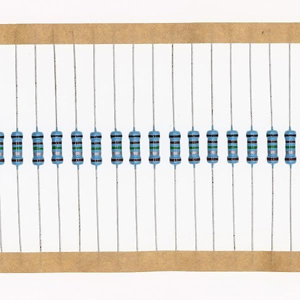 HUABAN 100 Pieces 0.5 Watts 1 2W 0R15 0.15 Ohm 1% Metal Film Resistor