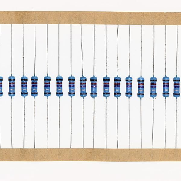 HUABAN 100 Pieces 0.5 Watts 1 2W 0R27 0.27 Ohm 1% Metal Film Resistor