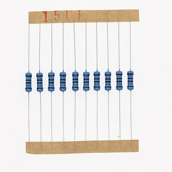 HUABAN 100 Pieces 0.5 Watts 1 2W 150R 150 Ohm 1% Metal Film Resistor