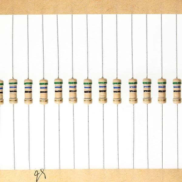 HUABAN 100 Pieces 0.5 Watts 1 2W 56R 56 Ohm 5% Carbon Film Resistor