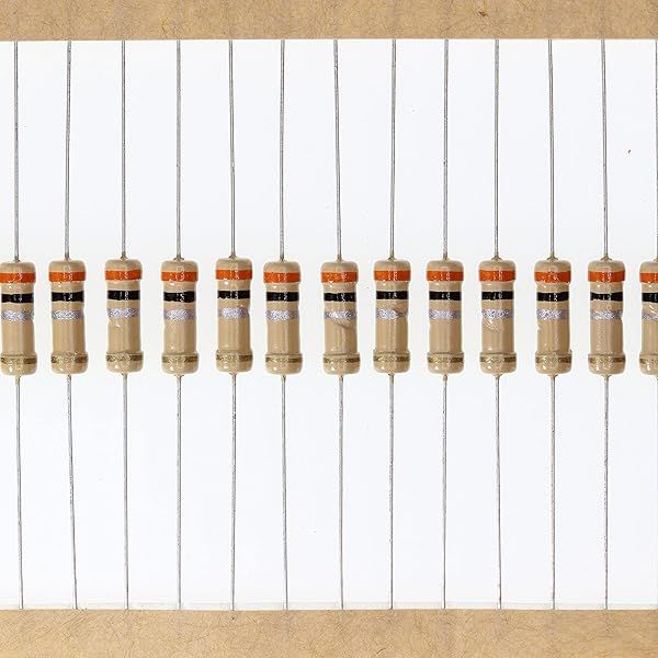 HUABAN 100 Pieces 1 Watts 1W 0R30 0.30 Ohm 5% Carbon Film Resistor