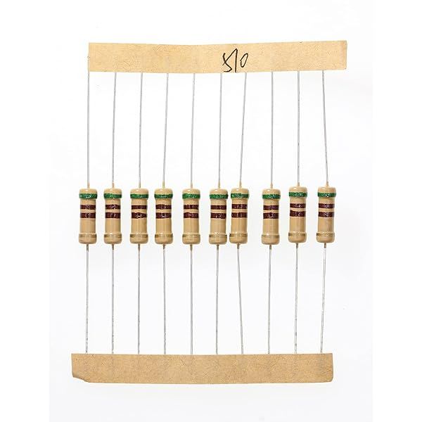 HUABAN 100 Pieces 1 Watts 1W 510R 510 Ohm 5% Carbon Film Resistor