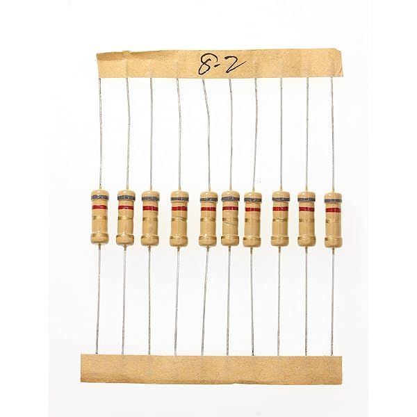 HUABAN 100 Pieces 1 Watts 1W 8R2 8.2 Ohm 5% Carbon Film Resistor