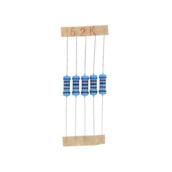 HUABAN 100PCS 1W 56K Ohm 1 Percent Metal Film Resistors for Electronics Projects