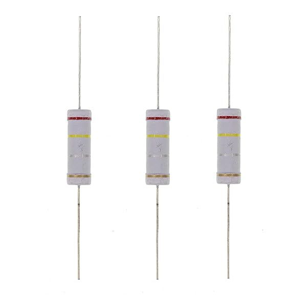 HUABAN 10PCS 5W 0.24 Ohm 5 Percent Metal Oxide Film Resistors for Reliable Performance