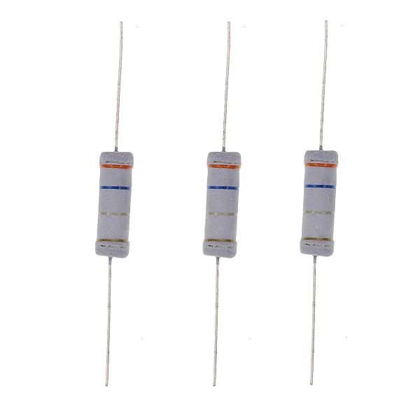 HUABAN 10PCS 5W 0.36 Ohm 5 Percent Metal Oxide Film Resistors for Reliable Performance
