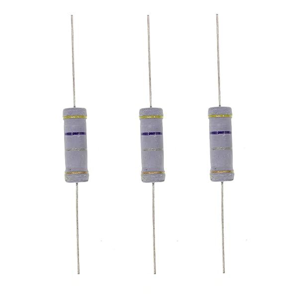 HUABAN 10PCS 5W 0.47 Ohm 5 Percent Metal Oxide Film Resistors for Reliable Performance