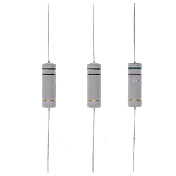 HUABAN 10PCS 5W 0.5 Ohm 5 Percent Metal Oxide Film Resistor for Reliable Performance