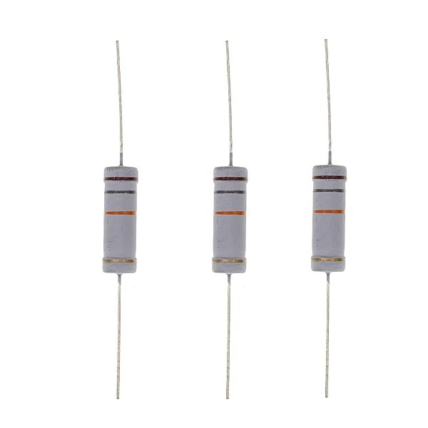 HUABAN 10PCS 5W 18K Ohm 5 Percent Metal Oxide Film Resistor for Reliable Performance and Precision