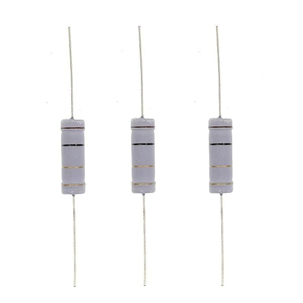 HUABAN 10PCS 5W 1 Ohm 5 Percent Metal Oxide Film Resistors for Reliable Performance and Durability