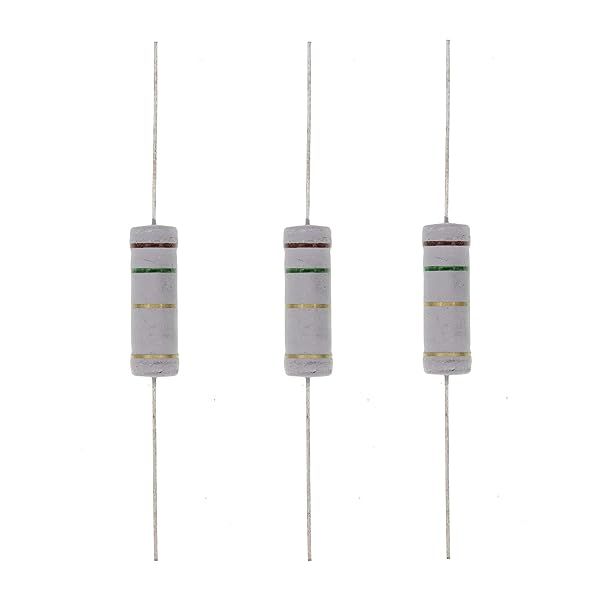 HUABAN 10PCS 5W 1R5 1.5 Ohm 5 Percent Metal Oxide Film Resistor for Reliable Performance
