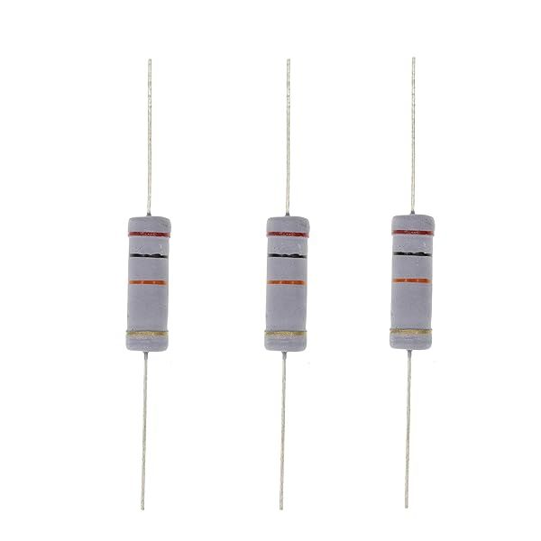 HUABAN 10PCS 5W 20K Ohm 5 Percent Metal Oxide Film Resistor for Reliable Performance and Precision