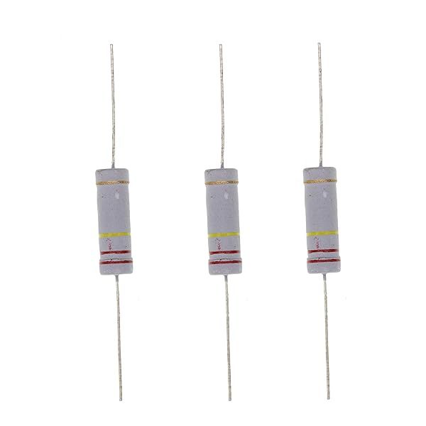 HUABAN 10PCS 5W 220K Ohm 5 Percent Metal Oxide Film Resistors for Reliable Performance
