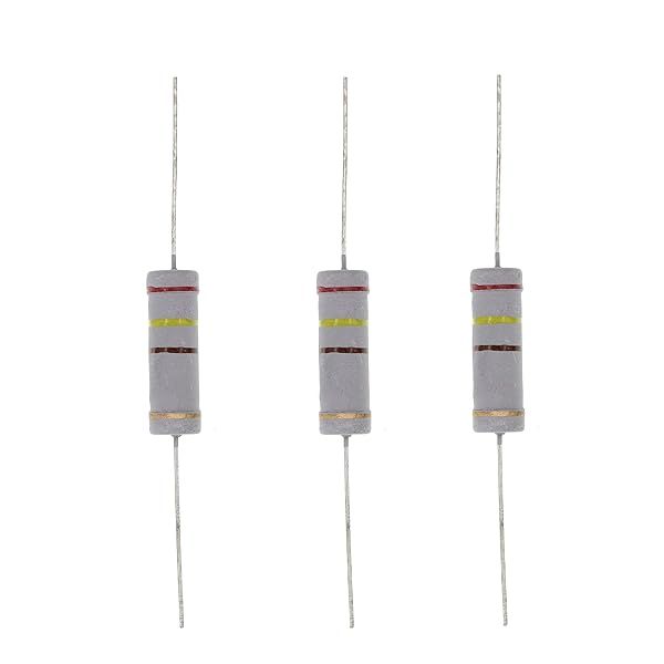 HUABAN 10PCS 5W 240 Ohm 5 Percent Metal Oxide Film Resistor for Reliable Performance