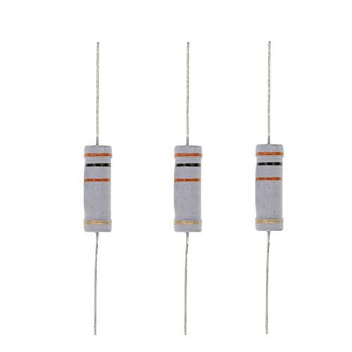 HUABAN 10PCS 5W 30K Ohm 5 Percent Metal Oxide Film Resistor for Reliable Performance