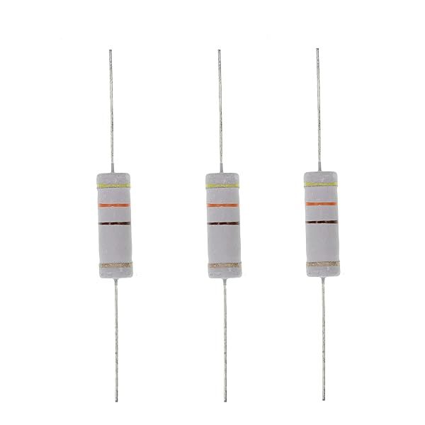 HUABAN 10PCS 5W 430 Ohm Metal Oxide Film Resistor 5 Percent High Quality Durable Electronic Components