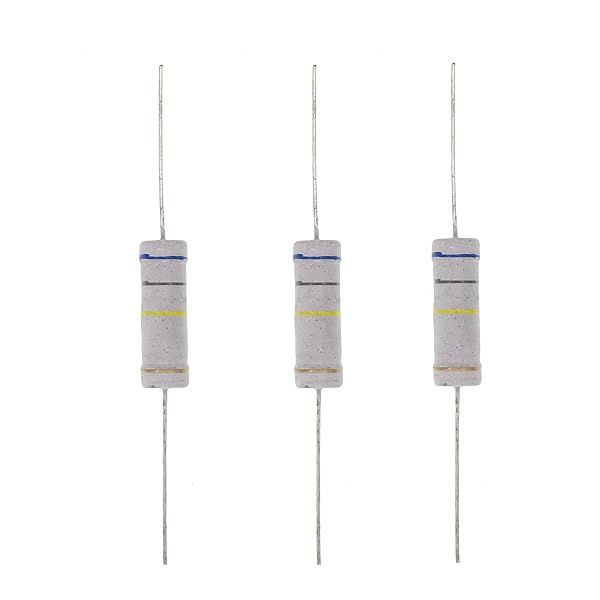 HUABAN 10PCS 5W 680K Ohm 5 Percent Metal Oxide Film Resistor for Reliable Performance