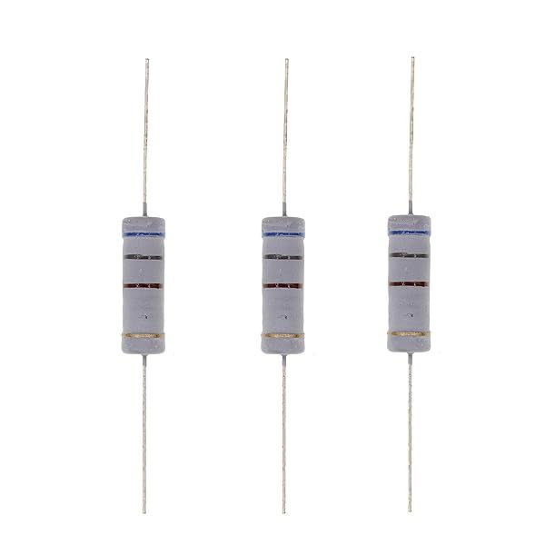 HUABAN 10PCS 5W 680 Ohm 5 Percent Metal Oxide Film Resistor for Reliable Performance and Durability