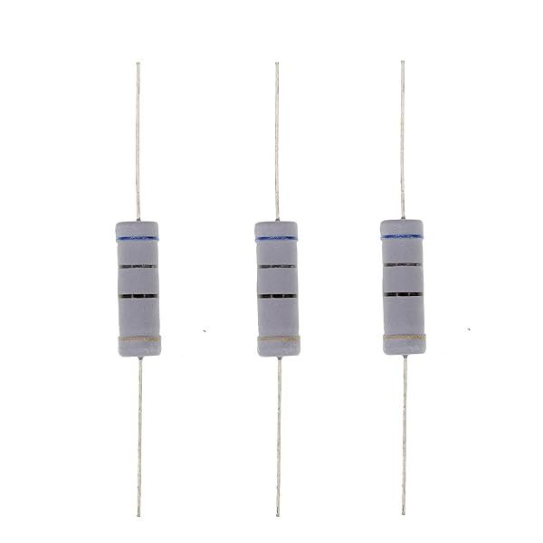 HUABAN 10PCS 5W 68 Ohm Metal Oxide Film Resistor 5 Percent Tolerance High Quality Components for Electronics Projects