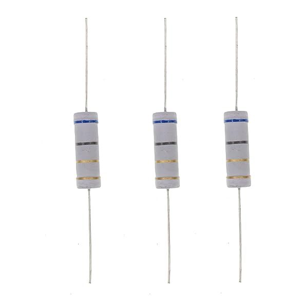 HUABAN 10PCS 5W 6R8 6.8 Ohm 5 Percent Metal Oxide Film Resistor for Reliable Performance