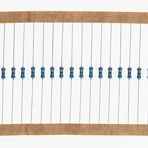 HUABAN 200 Pieces 0.25 Watts 1 4W 0R50 0.50 Ohm 1% Metal Film Resistor