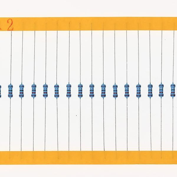 HUABAN 200 Pieces 0.25 Watts 1 4W 1R2 1.2 Ohm 1% Metal Film Resistor
