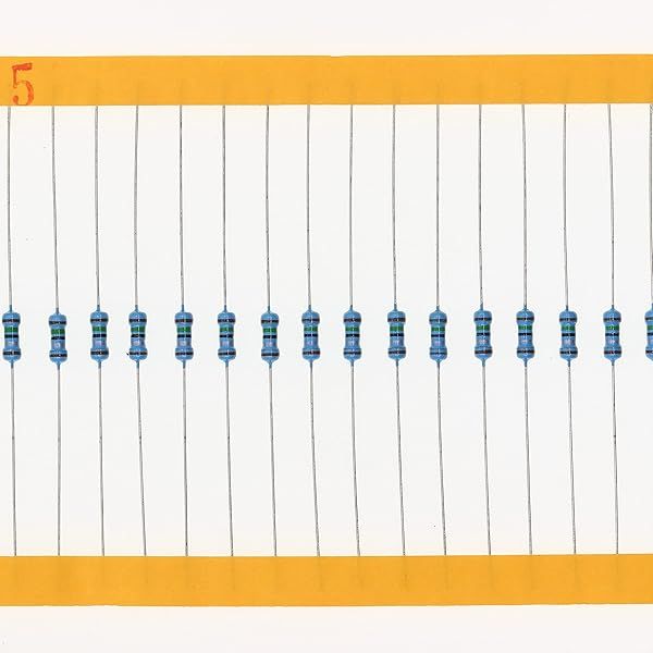 HUABAN 200 Pieces 0.25 Watts 1 4W 1R5 1.5 Ohm 1% Metal Film Resistor