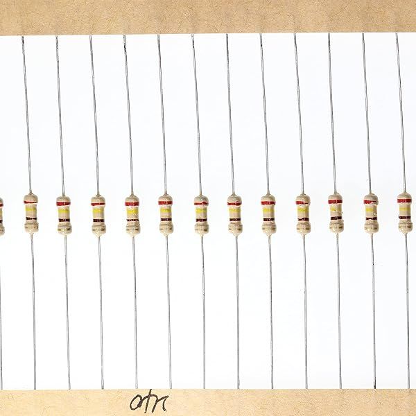 HUABAN 200 Pieces 0.25 Watts 1 4W 240R 240 Ohm 5% Carbon Film Resistor