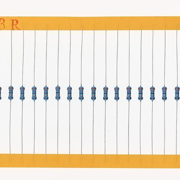 HUABAN 200 Pieces 0.25 Watts 1 4W 33R 33 Ohm 1% Metal Film Resistor