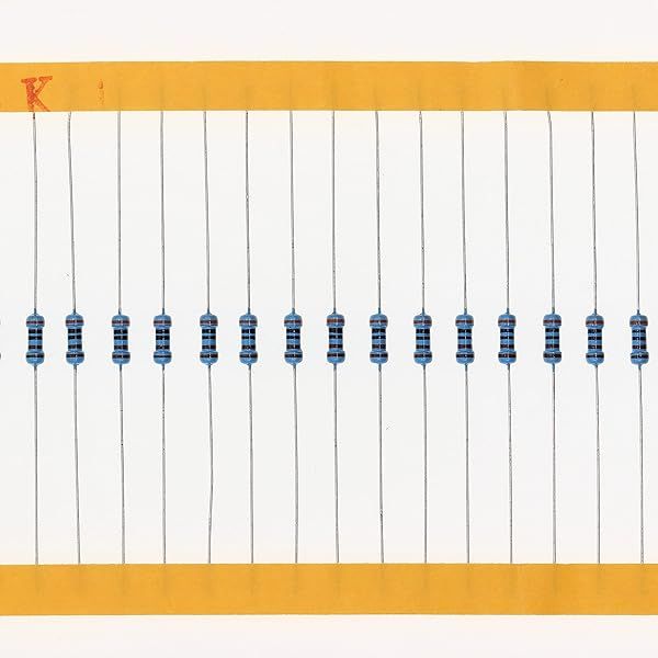 HUABAN 200 Pieces 0.25 Watts 1 4W 3K Ohm 1% Metal Film Resistor