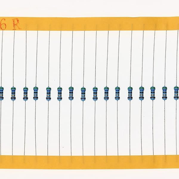HUABAN 200 Pieces 0.25 Watts 1 4W 56R 56 Ohm 1% Metal Film Resistor