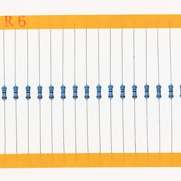 HUABAN 200 Pieces 0.25 Watts 1 4W 5R6 5.6 Ohm 1% Metal Film Resistor