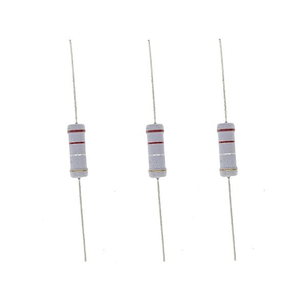HUABAN 20PCS 3W 0.22 Ohm Metal Oxide Film Resistor 5% High Quality Durable Electronic Components