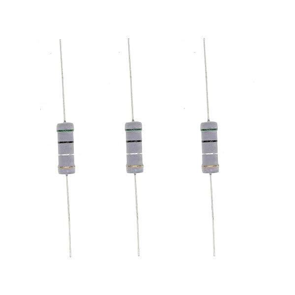 HUABAN 20PCS 3W 0.5 Ohm 5 Percent Metal Oxide Film Resistor for Reliable Performance and Durability