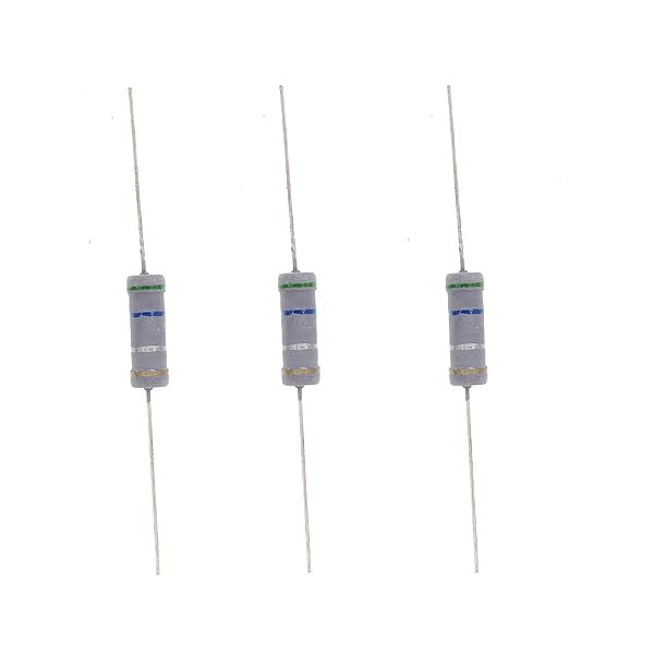 HUABAN 20PCS 3W 0.56 Ohm 5 Percent Metal Oxide Film Resistors for Reliable Performance