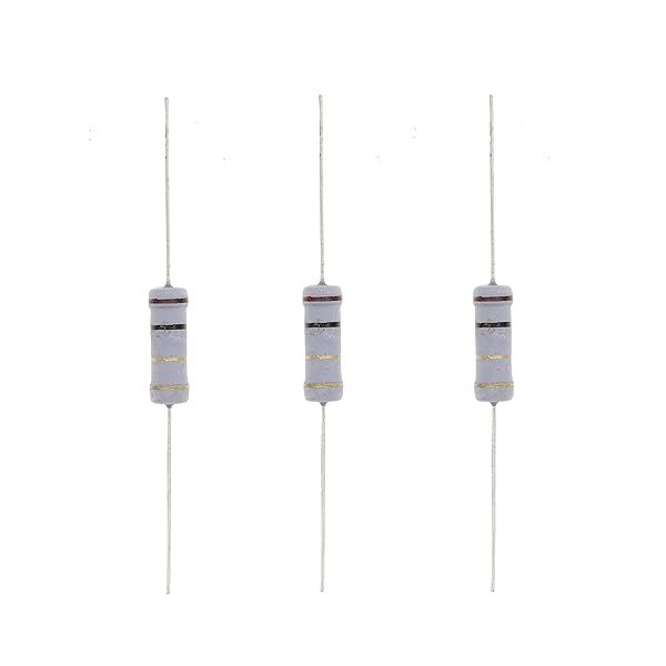 HUABAN 20PCS 3W 1R 1.0 Ohm 5% Metal Oxide Film Resistors for Reliable Performance