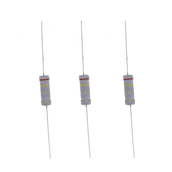 HUABAN 20PCS 3W 2R4 2.4 Ohm 5% Metal Oxide Film Resistors for Reliable Performance