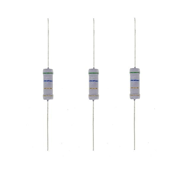 HUABAN 20PCS 3W 5R6 5.6 Ohm 5 Percent Metal Oxide Film Resistor for Reliable Performance