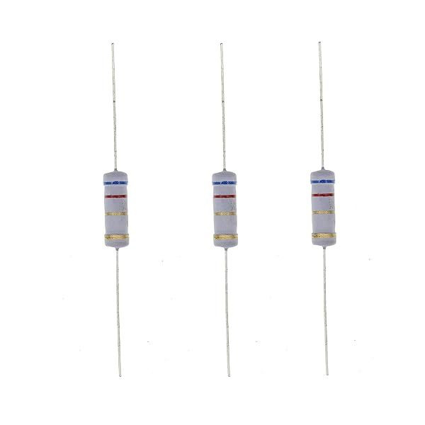 HUABAN 20PCS 3W 6.2 Ohm Metal Oxide Film Resistor High Quality Durable Components