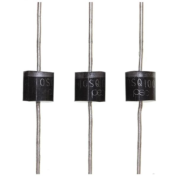 HUABAN 5 Pieces 10SQ100 Schottky Barrier Rectifier Diodes 10A 100V R-6 Axial 10 Amp 100 Volt