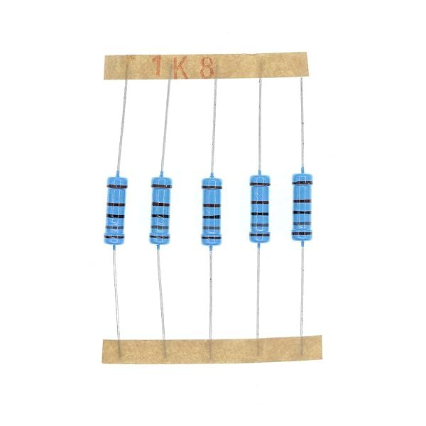 HUABAN 50PCS 2 Watts 2W 1K8 Ohm 1 Percent Metal Film Resistor High Quality Electronic Components