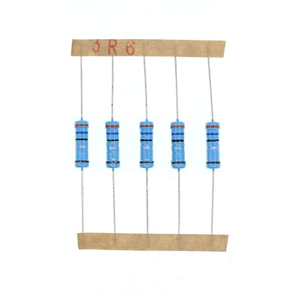 HUABAN 50PCS 2 Watts 3R6 3.6 Ohm 1 Percent Metal Film Resistor for Reliable Circuit Performance