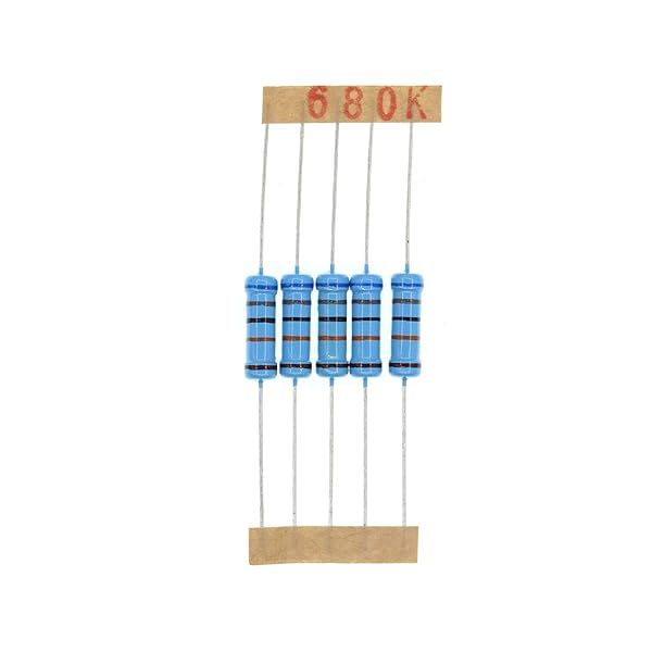 HUABAN 50PCS 2 Watts 680K Ohm 1% Metal Film Resistor High Quality Electronic Components