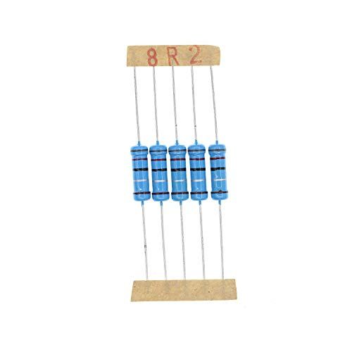 HUABAN 50PCS 2 Watts 8.2 Ohm 1% Metal Film Resistors for Reliable Electronic Projects