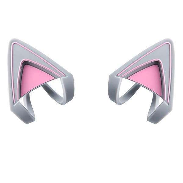 HUYUN Cat Ears Silicone Headset Accessory for SteelSeries Arctis 5 & Bose QC35 - Cute & Compatible!