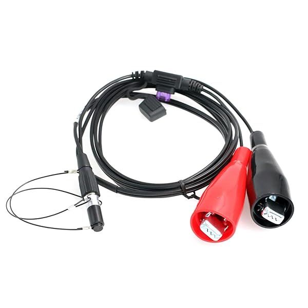 HangTon 12V Power Cable for Trimble R7 R8 R9 R10 R12 5700 5800 SPS985 GPS RTK GNSS Receiver 7 Pin to Clips High Quality Connection