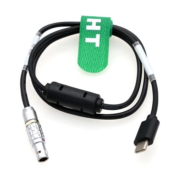 HangTon USB C Run Stop Cable for Nucleus-M Motor Canon R5 R6 R5C C70 Nikon Z6 Z7 Z9 BlackMagic BMPCC 4K 6K Sony ZVE1 7 Pin Control